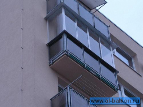 Остекление балкона в ЗАО - фото 1